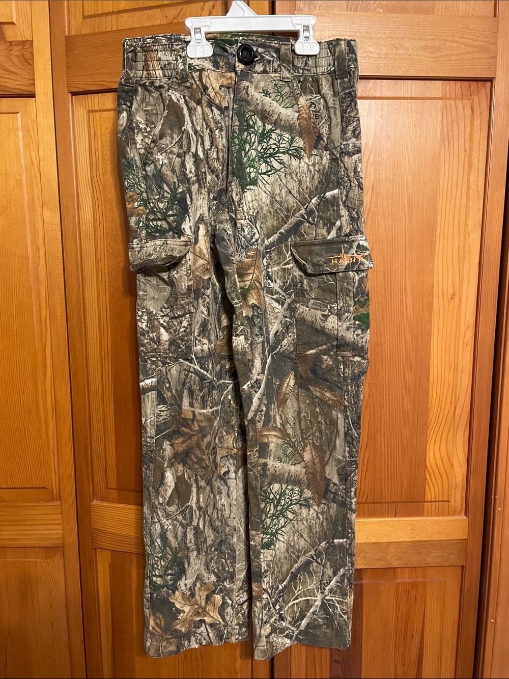 Youth XLarge camouflage pants.